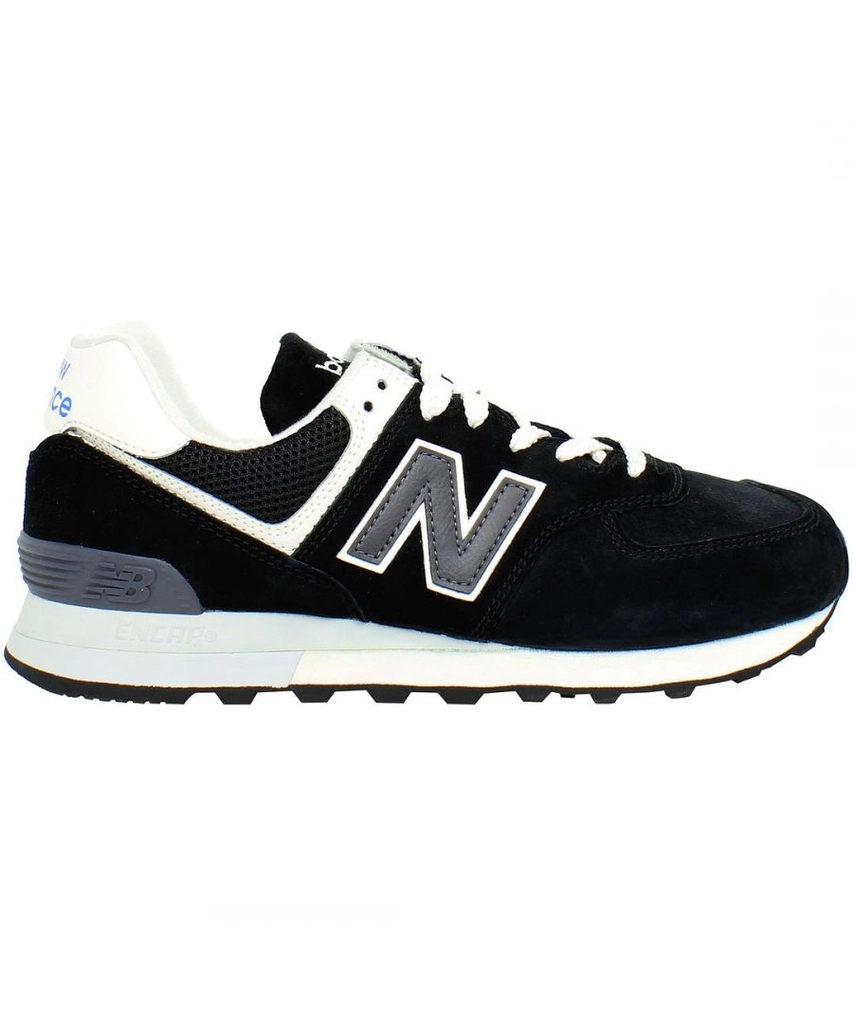 New Balance 574 Classic Mens Black Trainers - Size UK 7